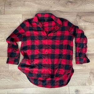 Madewell flannel shirt in Buffalo plaid